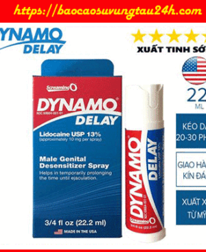 Chai Xịt Dynamo Delay USA